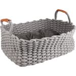 Basket Enya Rectangle Grey & Light grey
