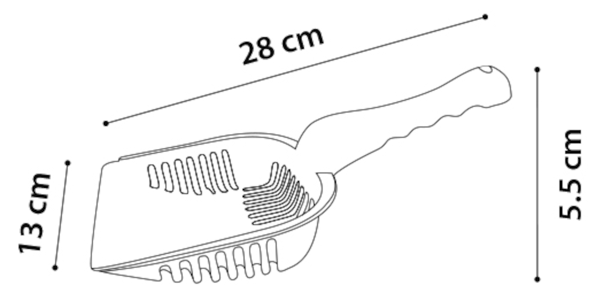 Flamingo Cat litter scoop Hanky Multiple colours