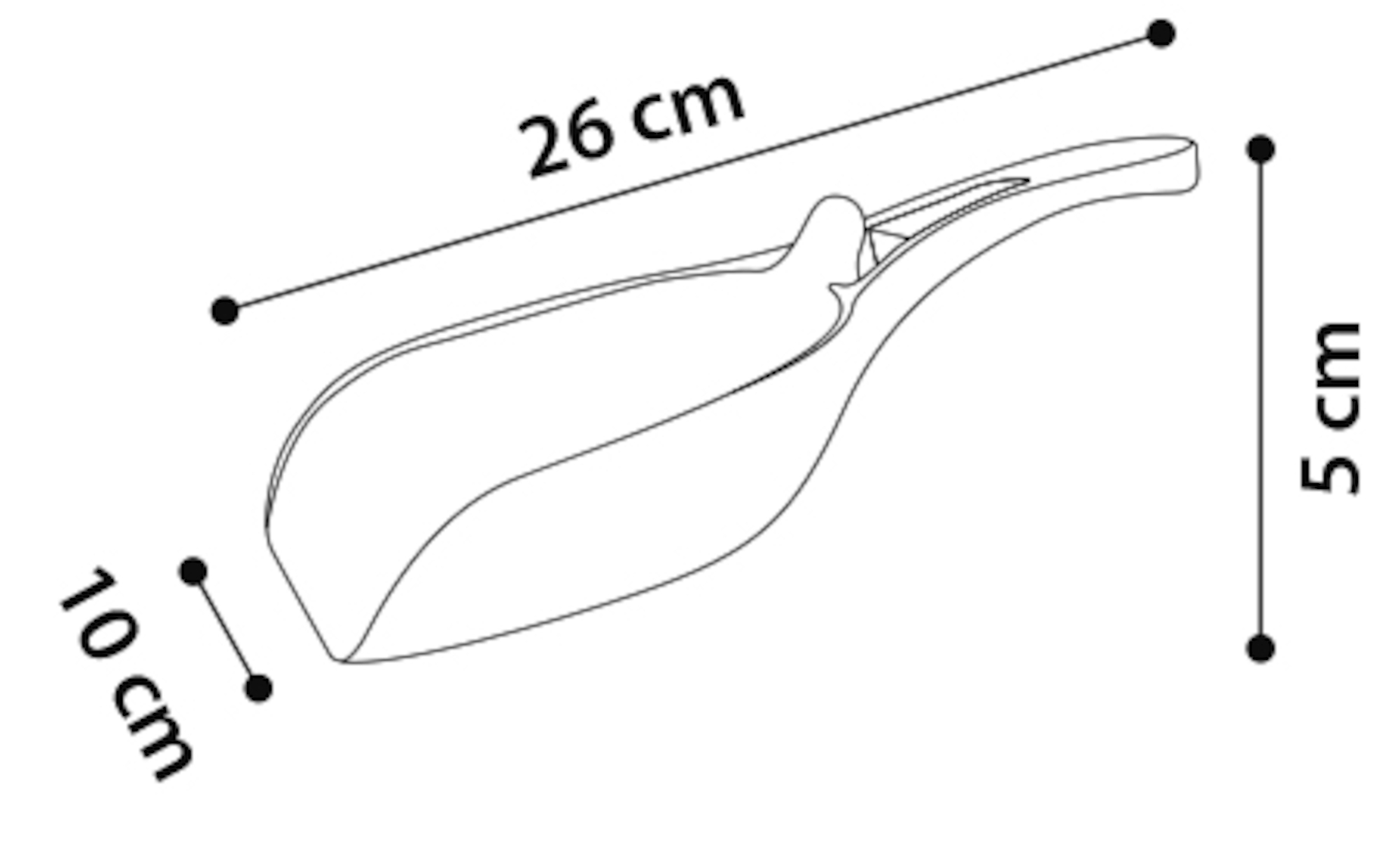 Flamingo Cat litter scoop Lido Grey