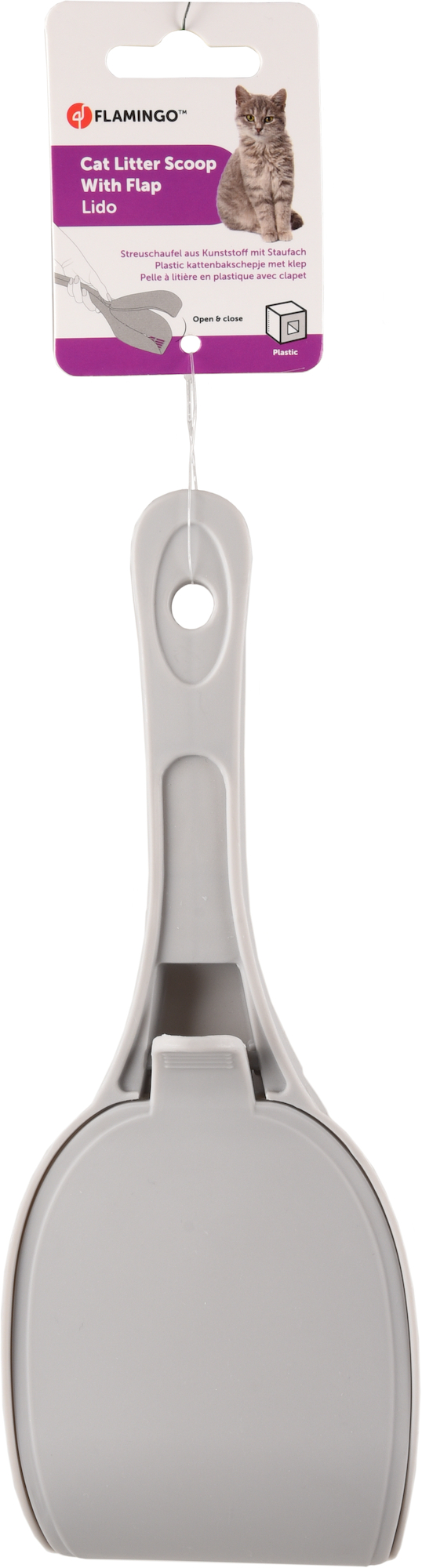 Flamingo Cat litter scoop Lido Grey