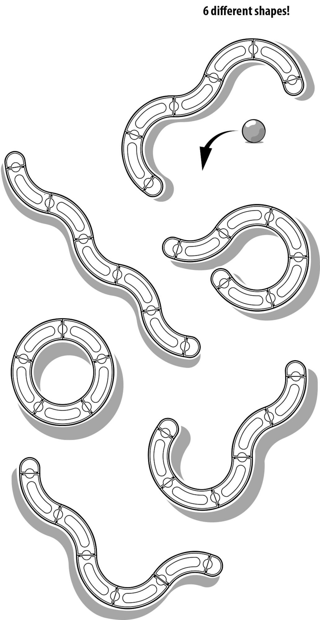 Flamingo Toy Moggy  with ball Pink & White