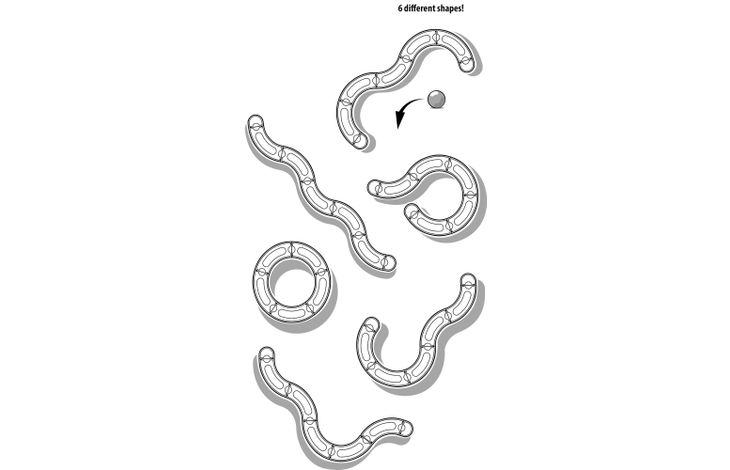 Flamingo Toy Moggy  with ball Pink & White