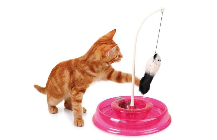 Flamingo Toy Tibo  with ball Pink