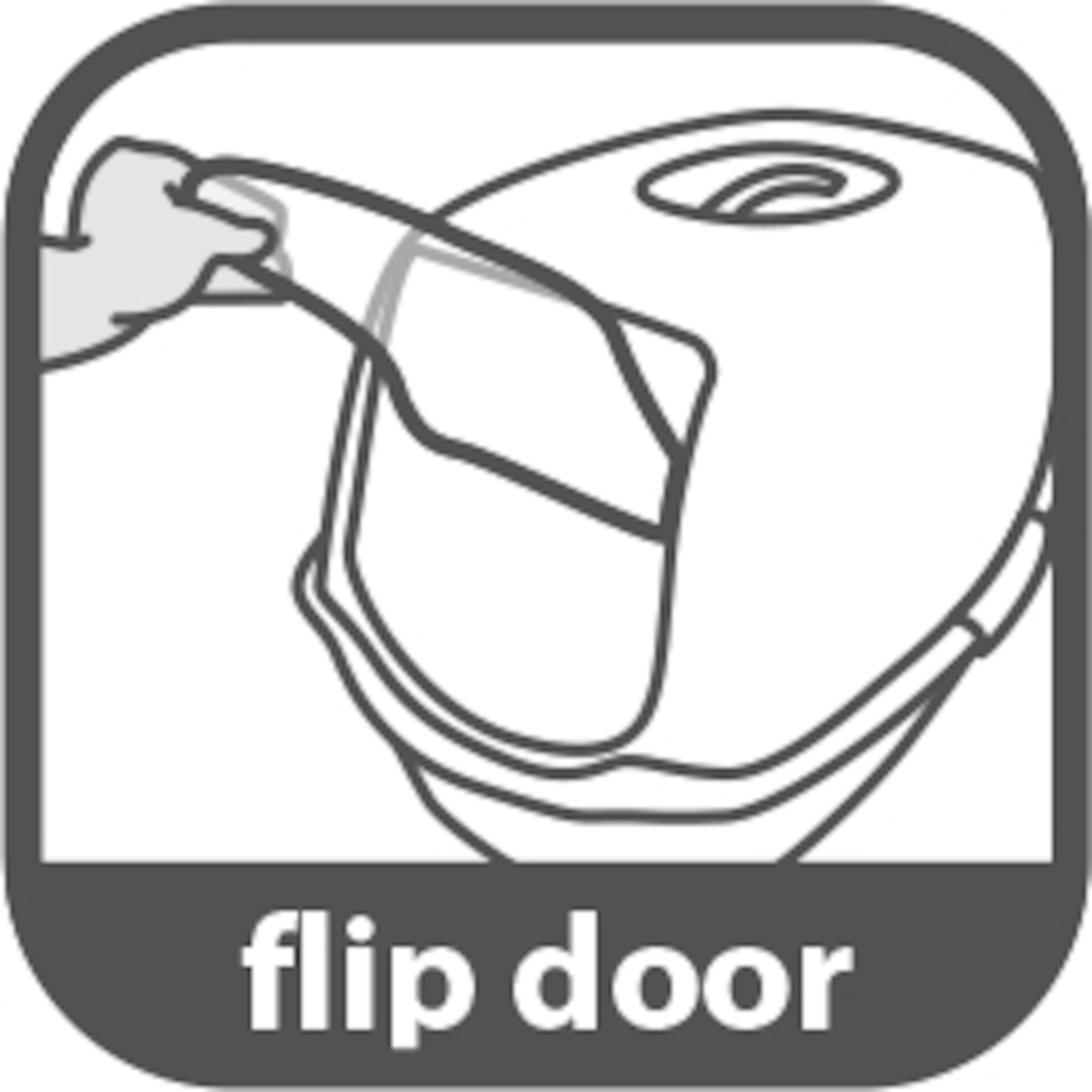 Flamingo Cat toilet Lexie Black