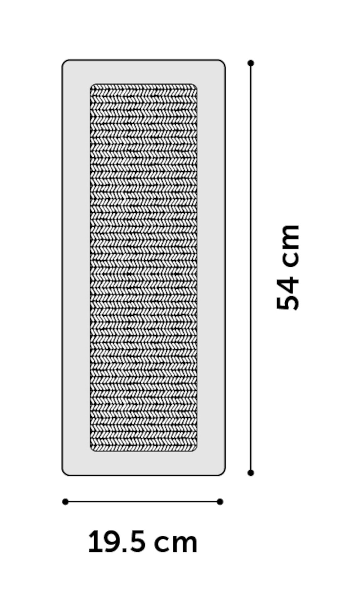 Flamingo Scrathching board Greta Light grey & Taupe & Natural