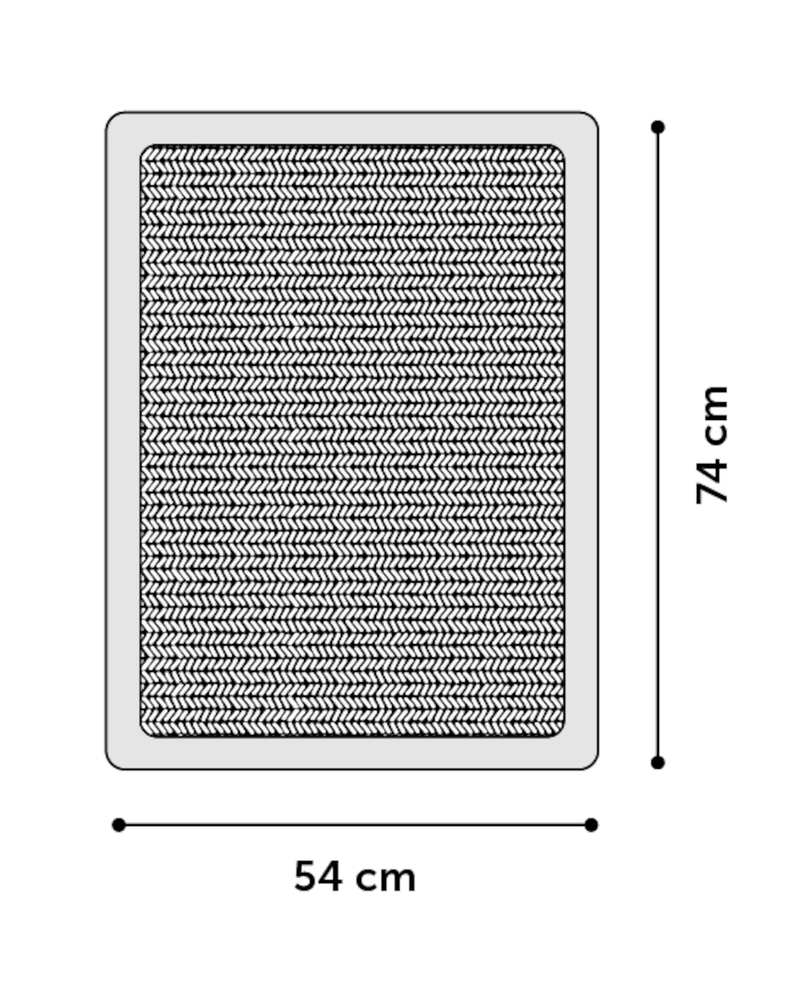 Flamingo Scrathching board Greta Light grey & Taupe & Natural