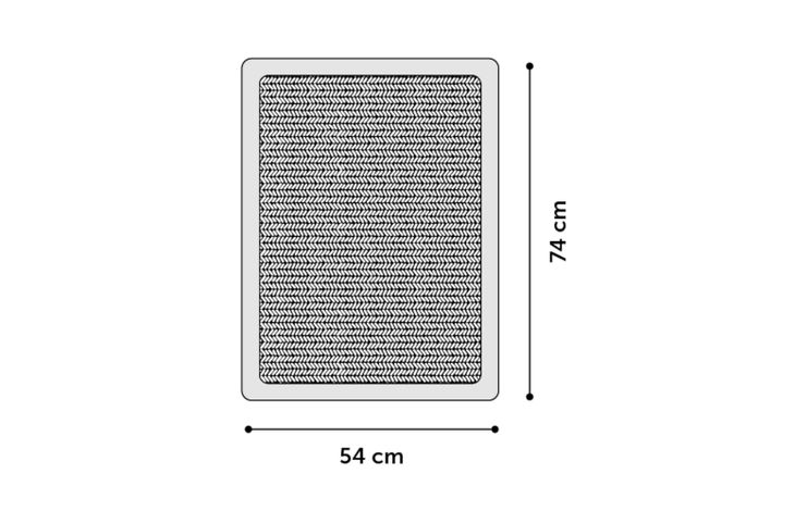 Flamingo Scrathching board Greta Light grey & Taupe & Natural
