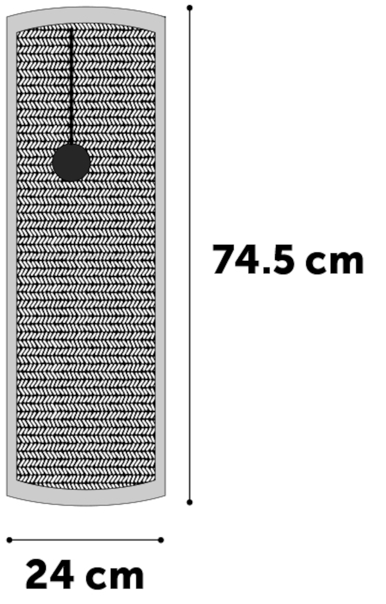 Flamingo Scrathching board Greta Light grey & Taupe & Natural