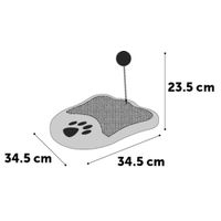 Flamingo Scrathching board Greta Light grey & Taupe & Natural & Brown