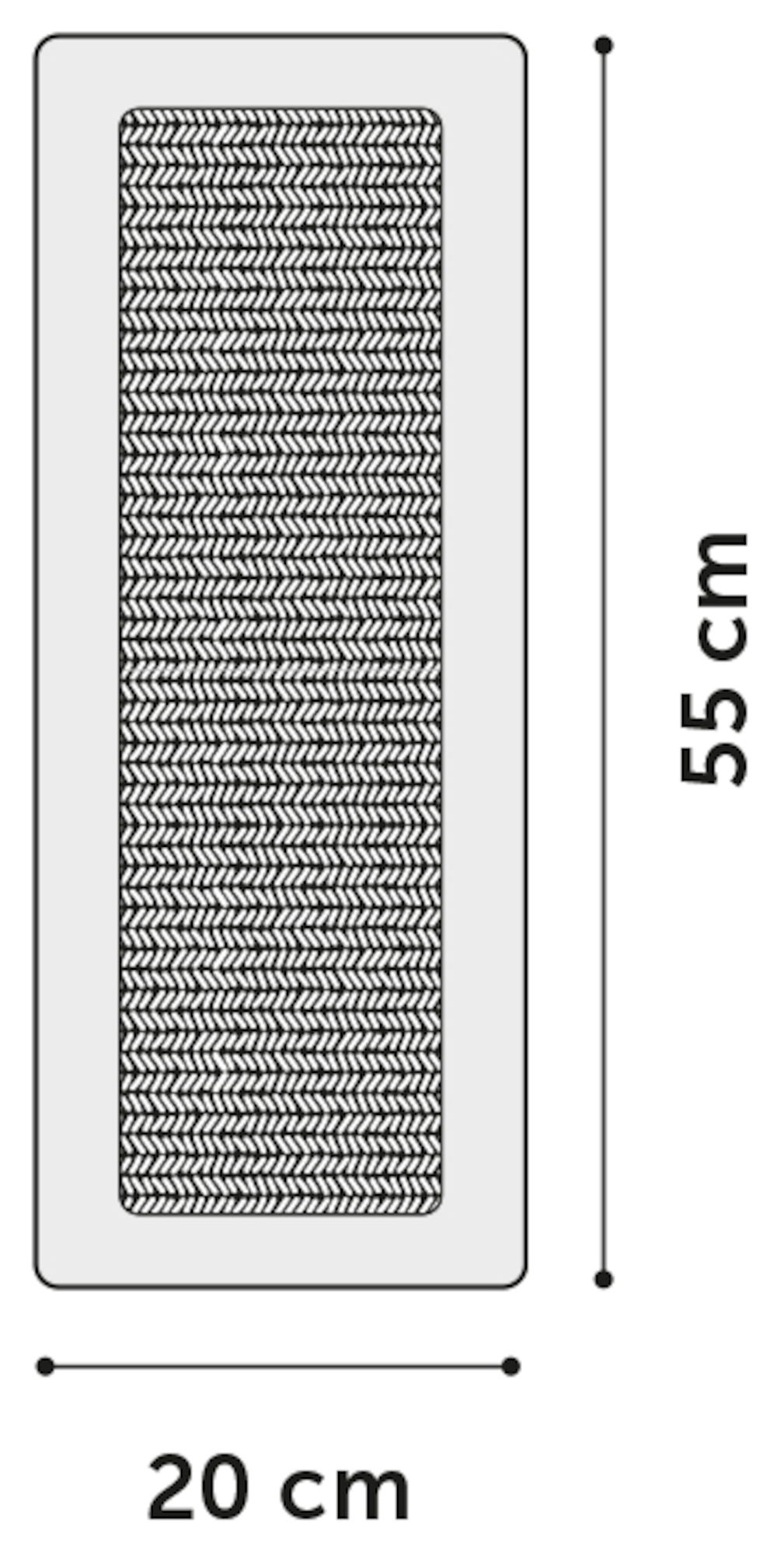 Flamingo Tabla rascador Shiro Marrón & Marrón oscuro