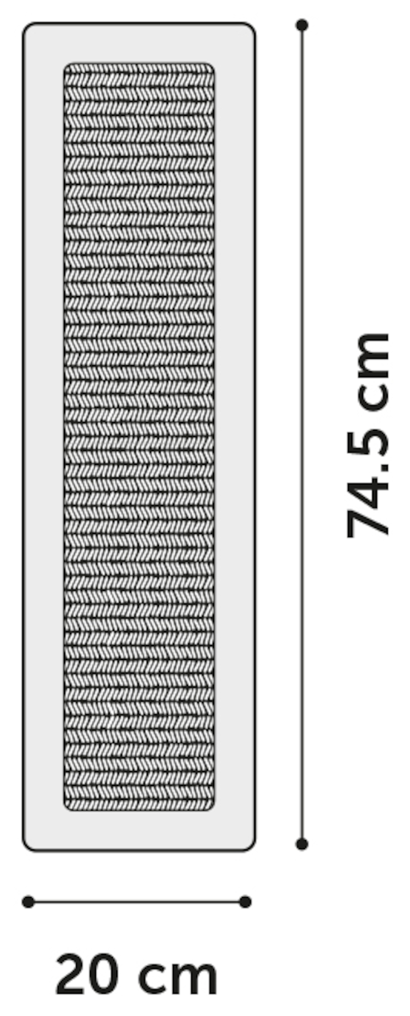 Flamingo Scrathching board Shiro Brown & Dark brown