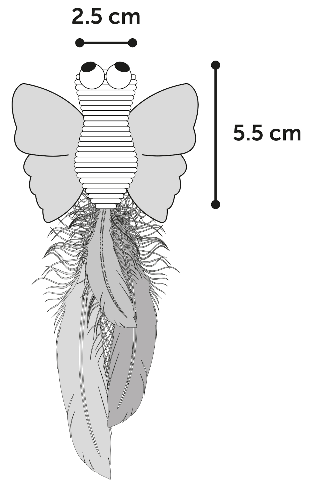Flamingo Giocattolo Alea Farfalla Mix