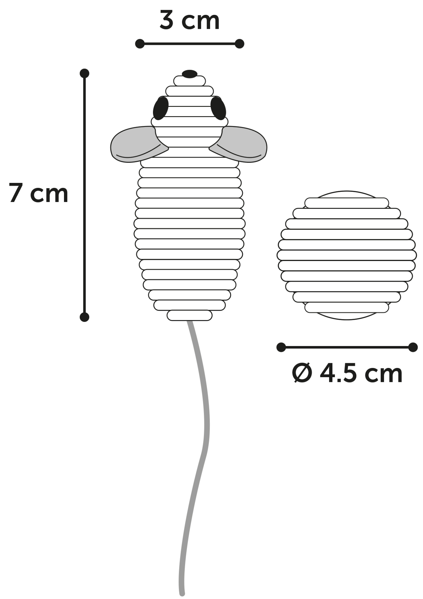 Flamingo Spielzeug Zyra Ball Maus Mehrere Farben