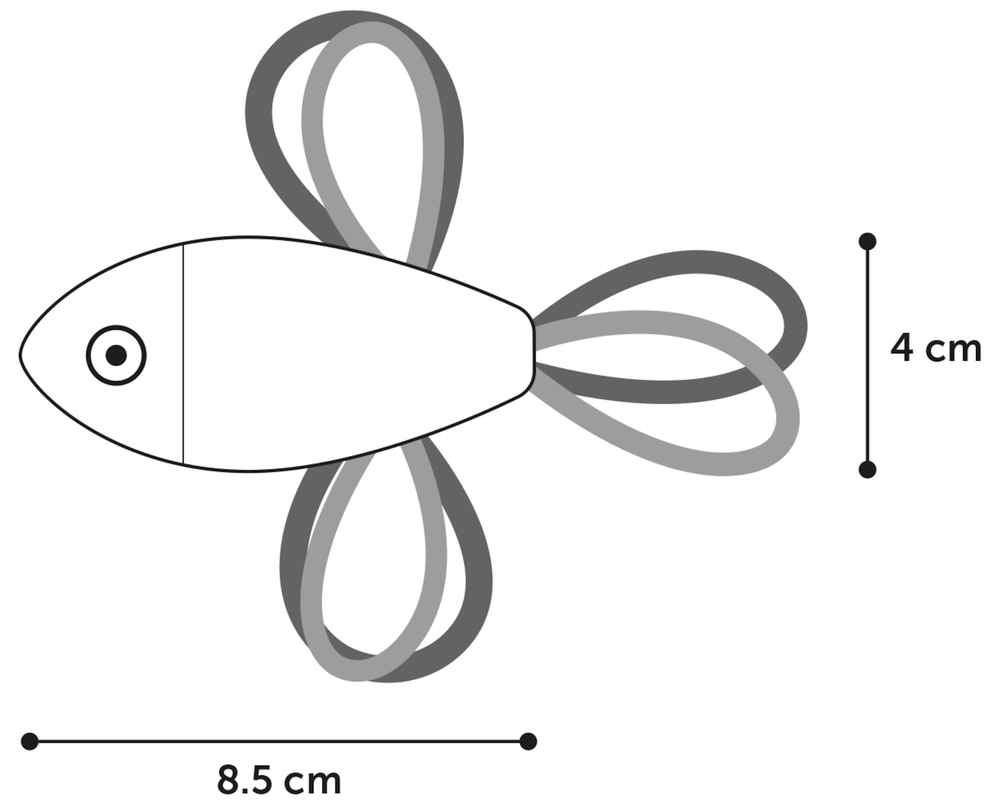 Flamingo Toy Asli Fish Multiple colours