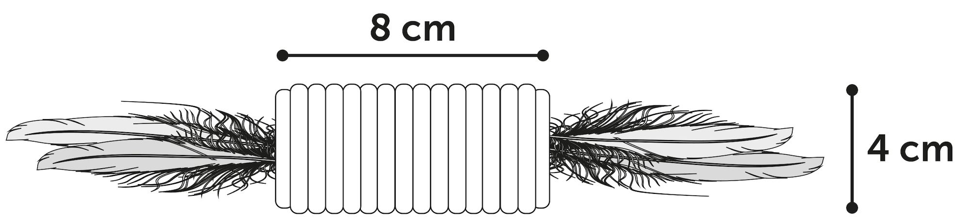 Flamingo Toy Babs Roll Brown