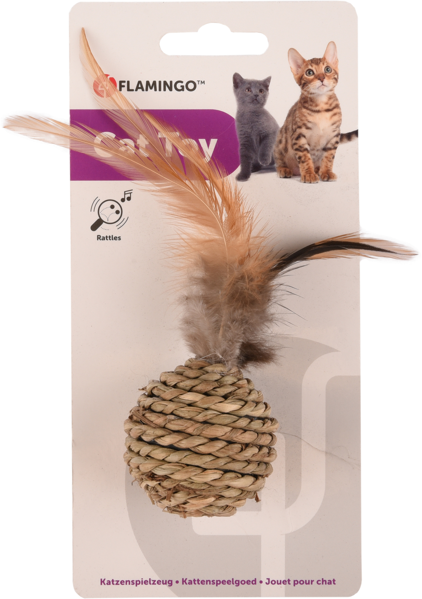 Flamingo Toy Babs Ball Brown