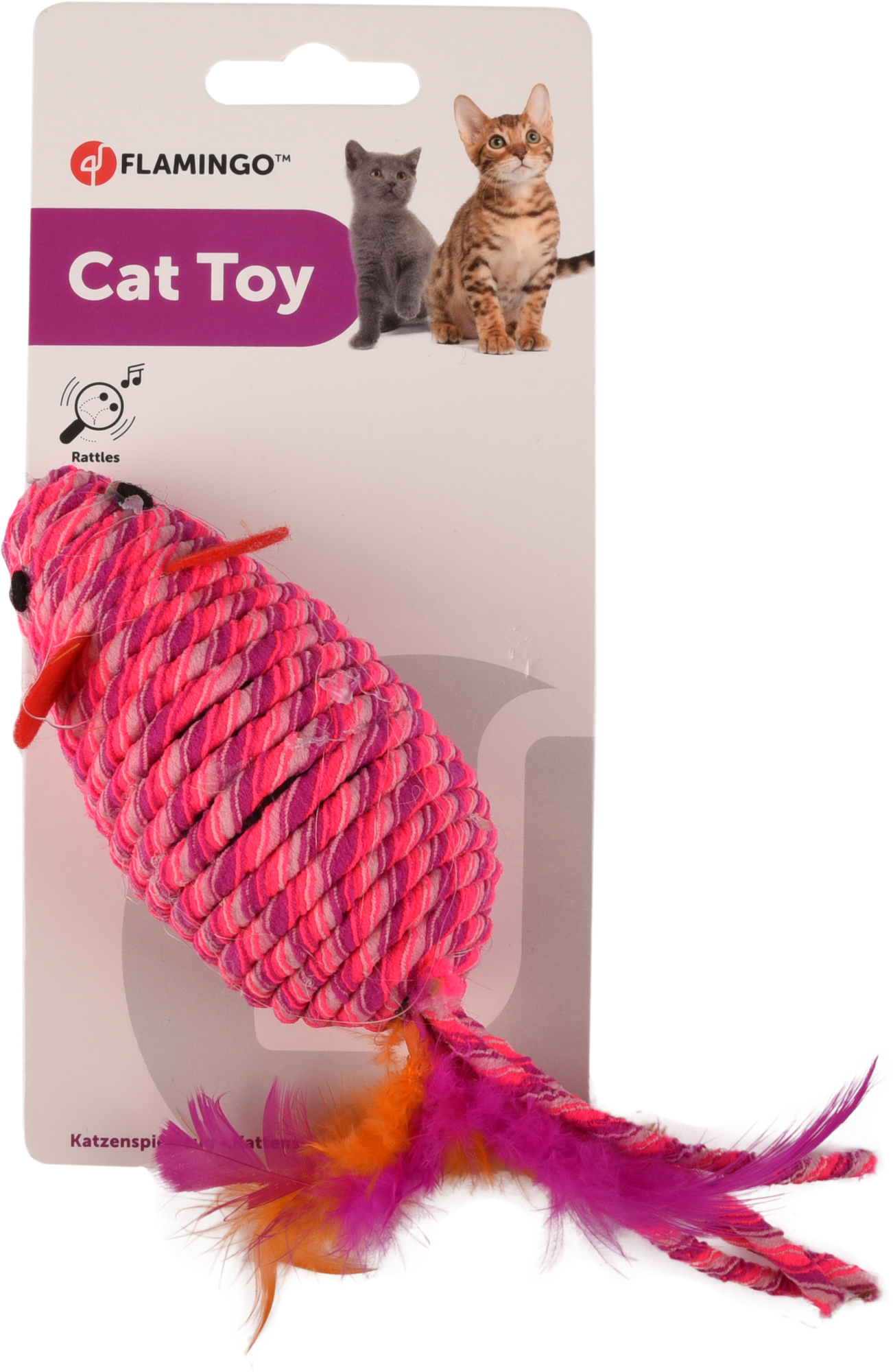 Flamingo Toy Bibi Mouse Fuchsia