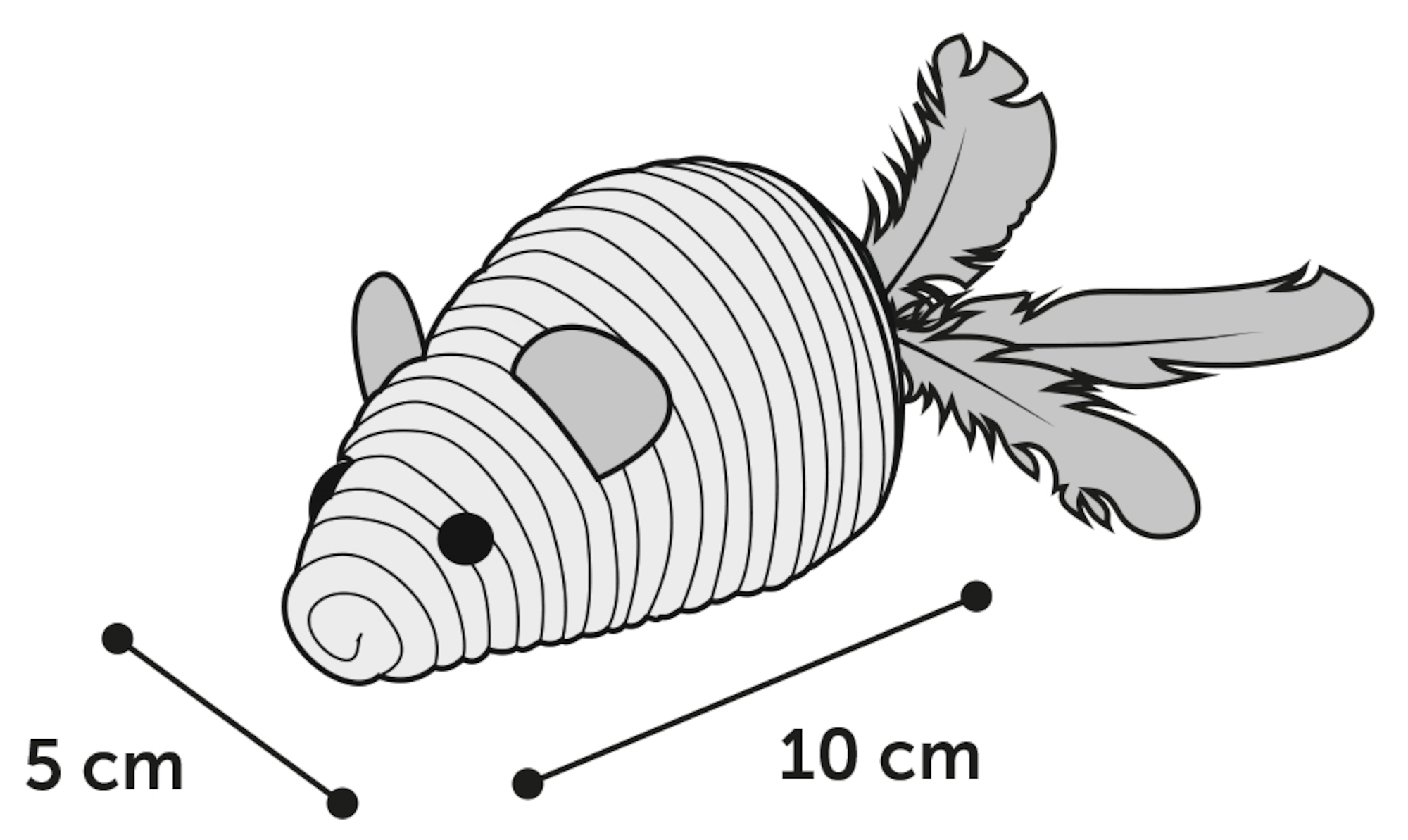 Flamingo Toy Bibi Mouse Orange