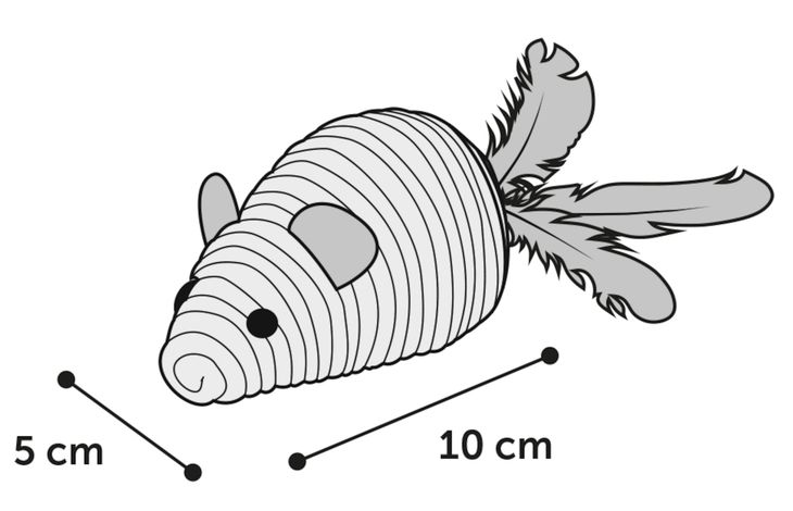 Flamingo Toy Bibi Mouse Orange