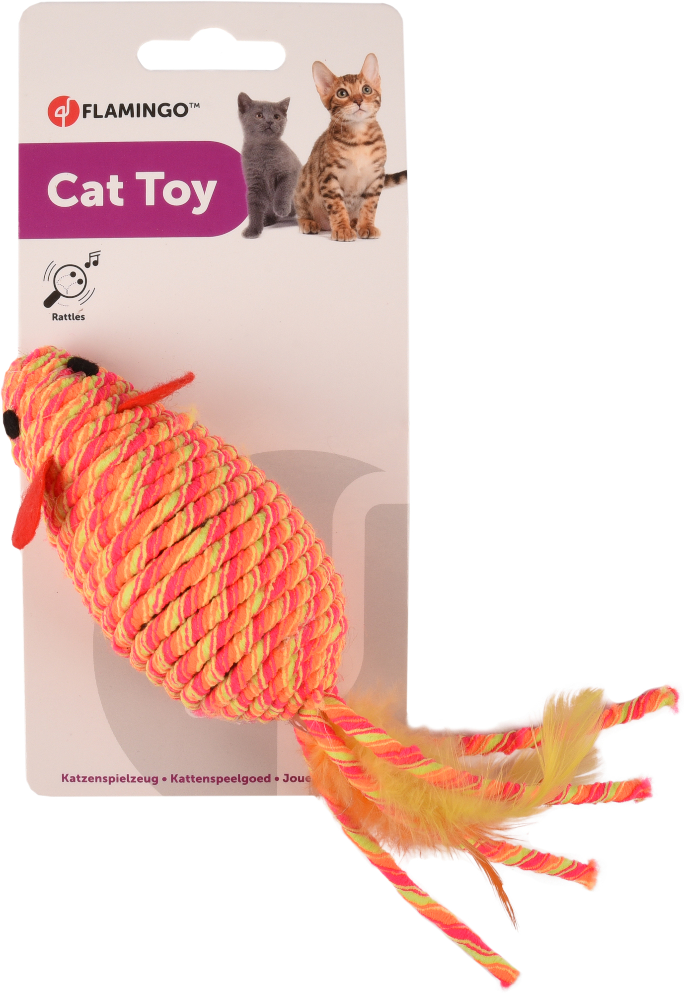 Flamingo Toy Bibi Mouse Orange