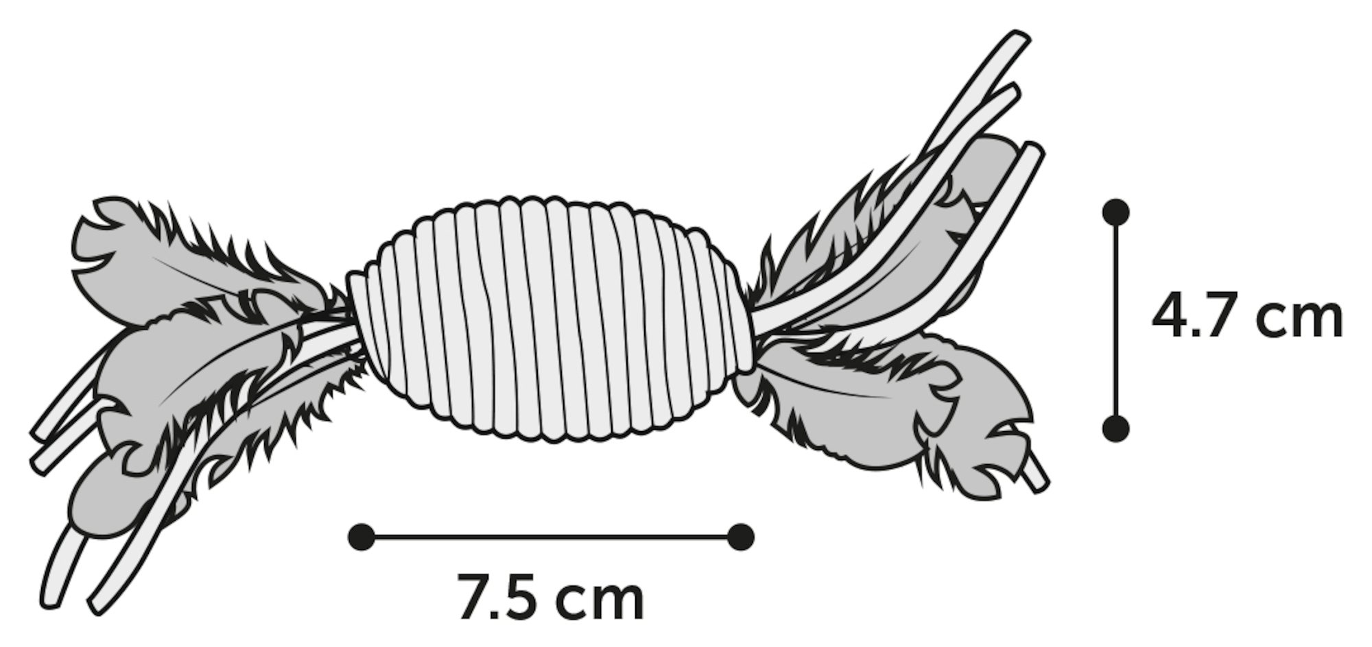 Flamingo Toy Bibi  Orange