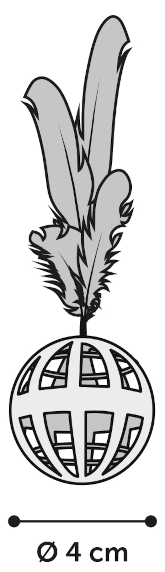 Flamingo Toy Dian Ball Multiple colours