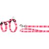 Harnas met looplijn voor kittens Alfry Meerdere kleuren  Roze, Lichtroze, Wit Strepen