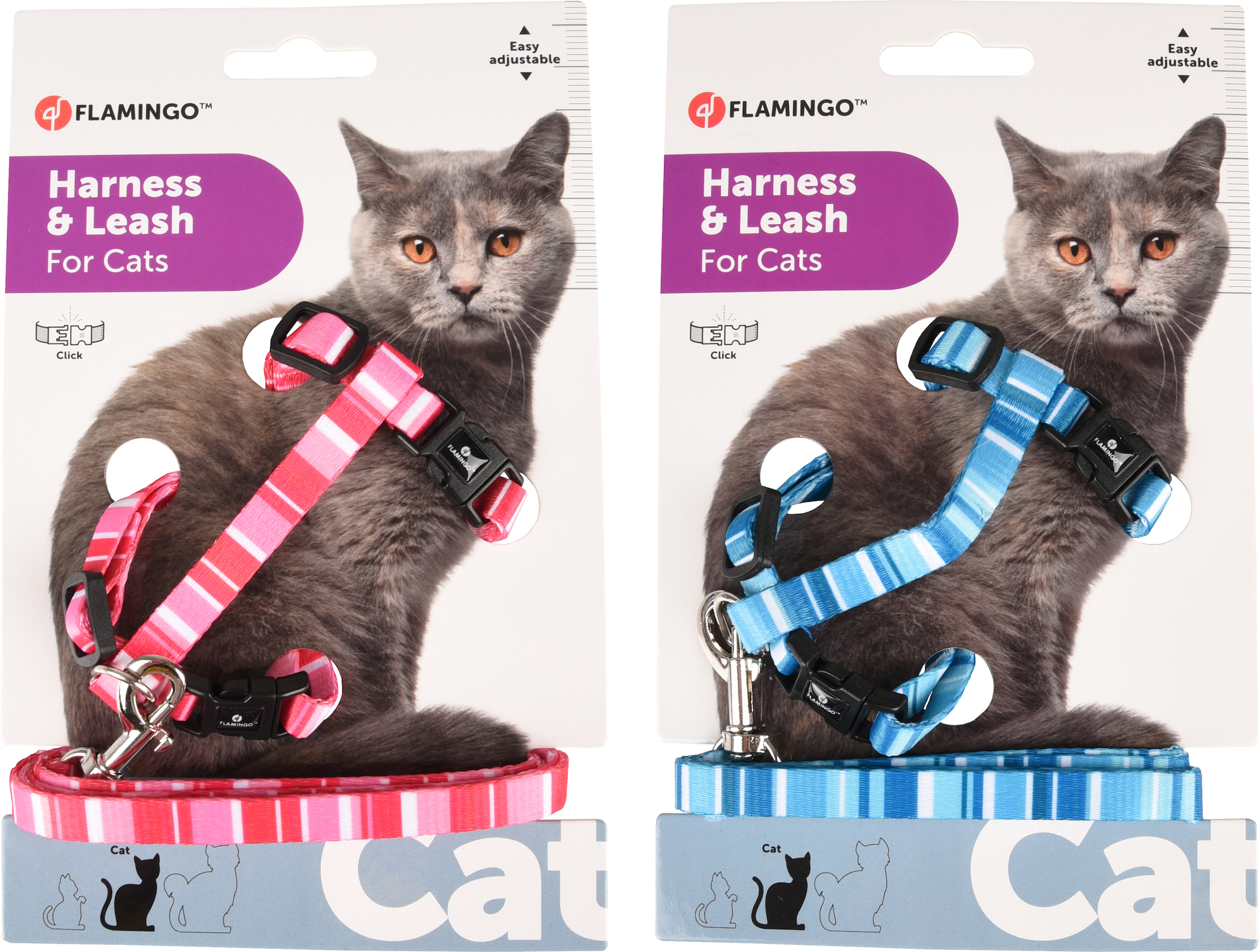 Flamingo Geschirr mit Leine Alfry Mehrere Farben