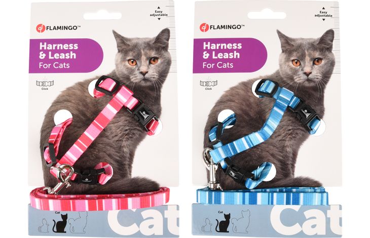 Flamingo Geschirr mit Leine Alfry Mehrere Farben