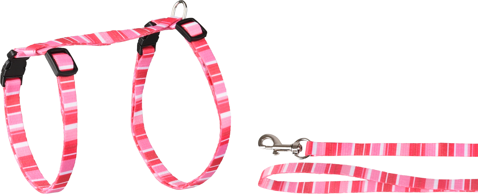 Flamingo Harnas met looplijn Alfry Meerdere kleuren