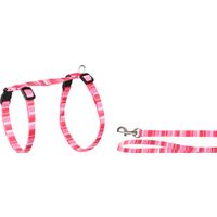 Flamingo Harnas met looplijn Alfry Meerdere kleuren