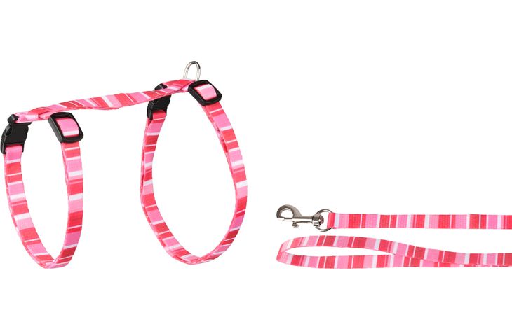 Flamingo Harnas met looplijn Alfry Meerdere kleuren