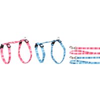 Flamingo Harnas met looplijn Alfry Meerdere kleuren