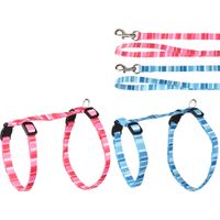 Flamingo Harnas met looplijn Alfry Meerdere kleuren