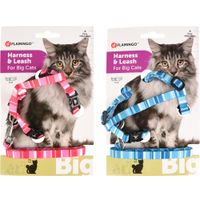 Flamingo Harnas met looplijn Alfry Meerdere kleuren