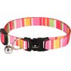 Halsband Amira Mehrere Farben Rosa, Hellrosa, Weiß, Gelb, Grün Streifen