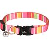 Halsband Amira Meerdere kleuren  Roze, Lichtroze, Wit, Geel, Groen Strepen