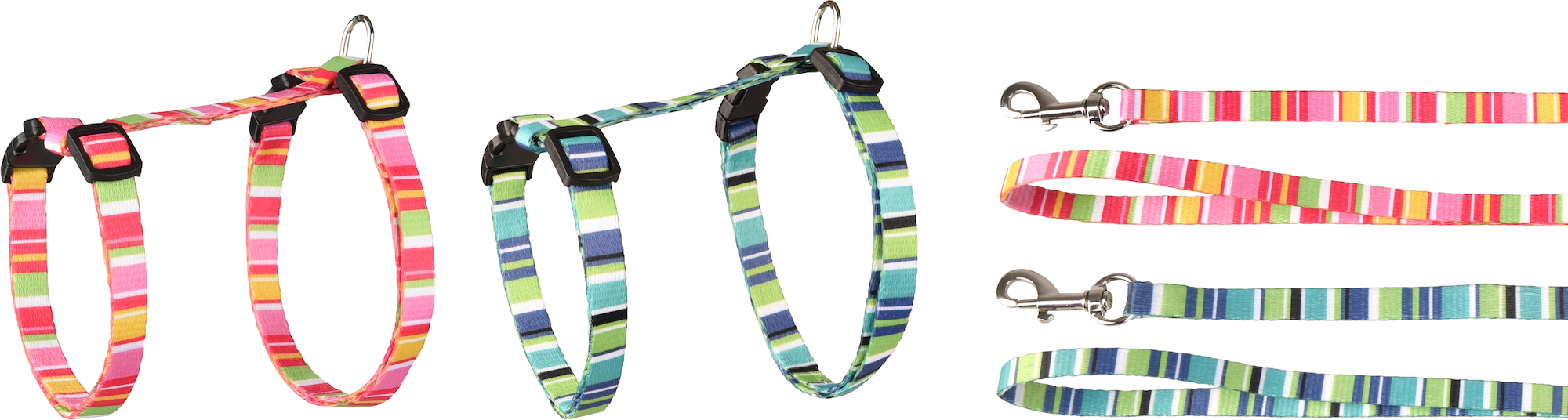 Flamingo Harness with leash Amira Multiple colours