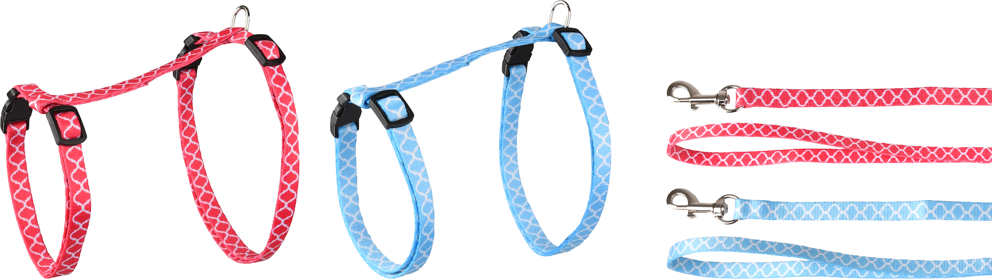 Flamingo Geschirr mit Leine Amsi Mehrere Farben