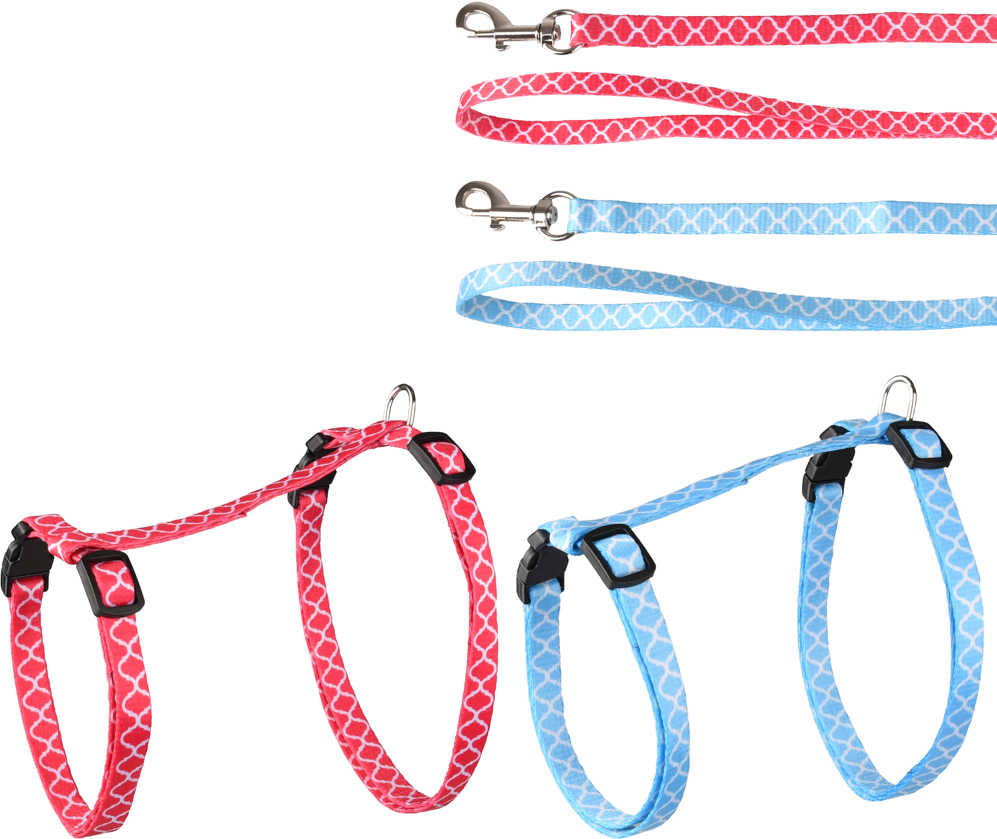 Flamingo Geschirr mit Leine Amsi Mehrere Farben