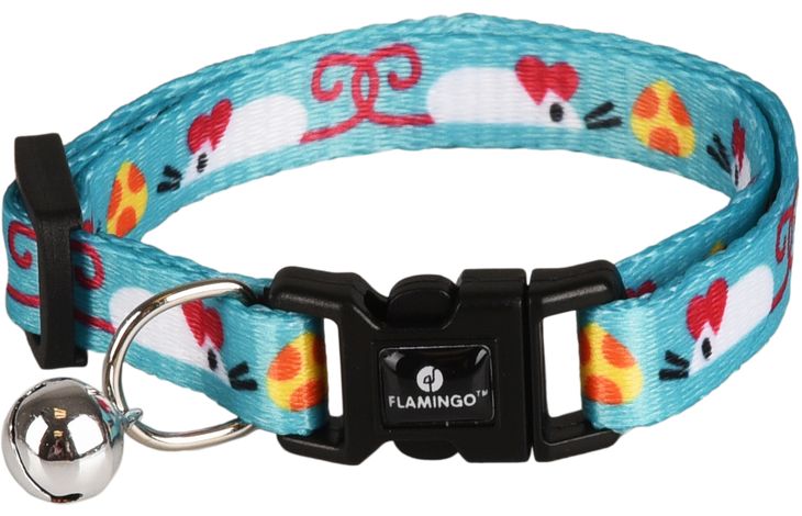 Flamingo Collier Chaton Arwen Bleu clair