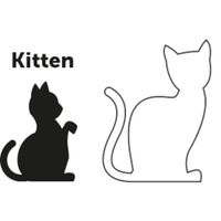 Flamingo Collier Chaton Arwen Bleu clair