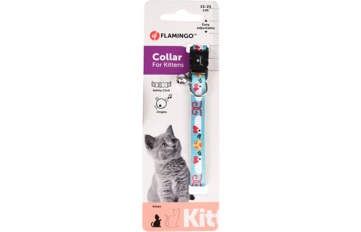 Flamingo Collier Chaton Arwen Bleu clair