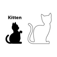 Flamingo Halsband voor kittens Simba Meerdere kleuren
