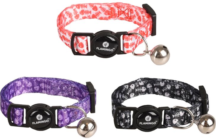 Flamingo Collier Chaton Loulou Plusieurs couleurs