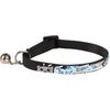 Halsband voor kittens Nanou Meerdere kleuren Zwart, Wit, Blauw, Grijs Visgraat, Kat