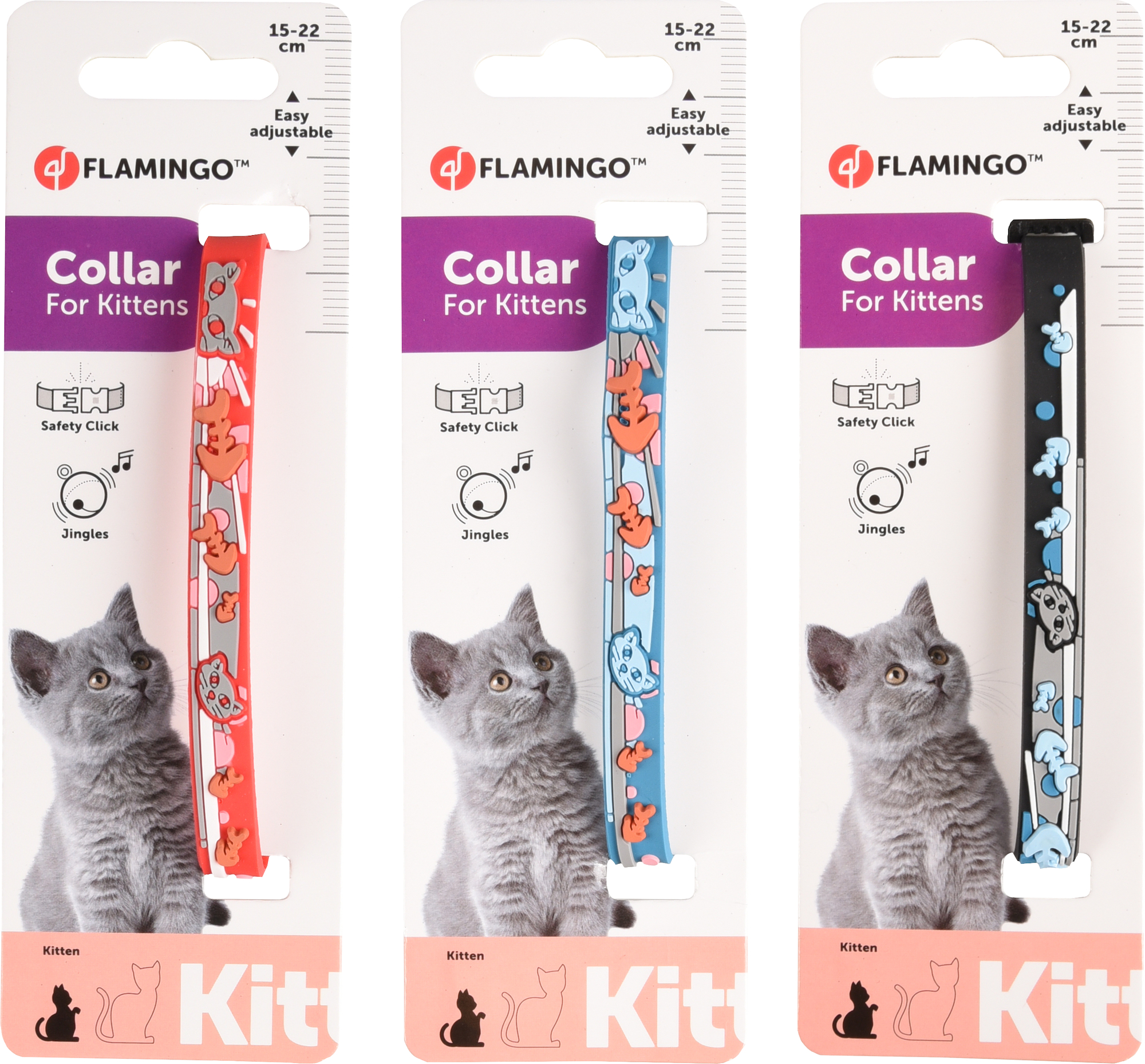 Flamingo Collar Kitten Nanou Multiple colours