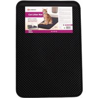 Flamingo Kattenbakmat Matz Grijs & Zwart
