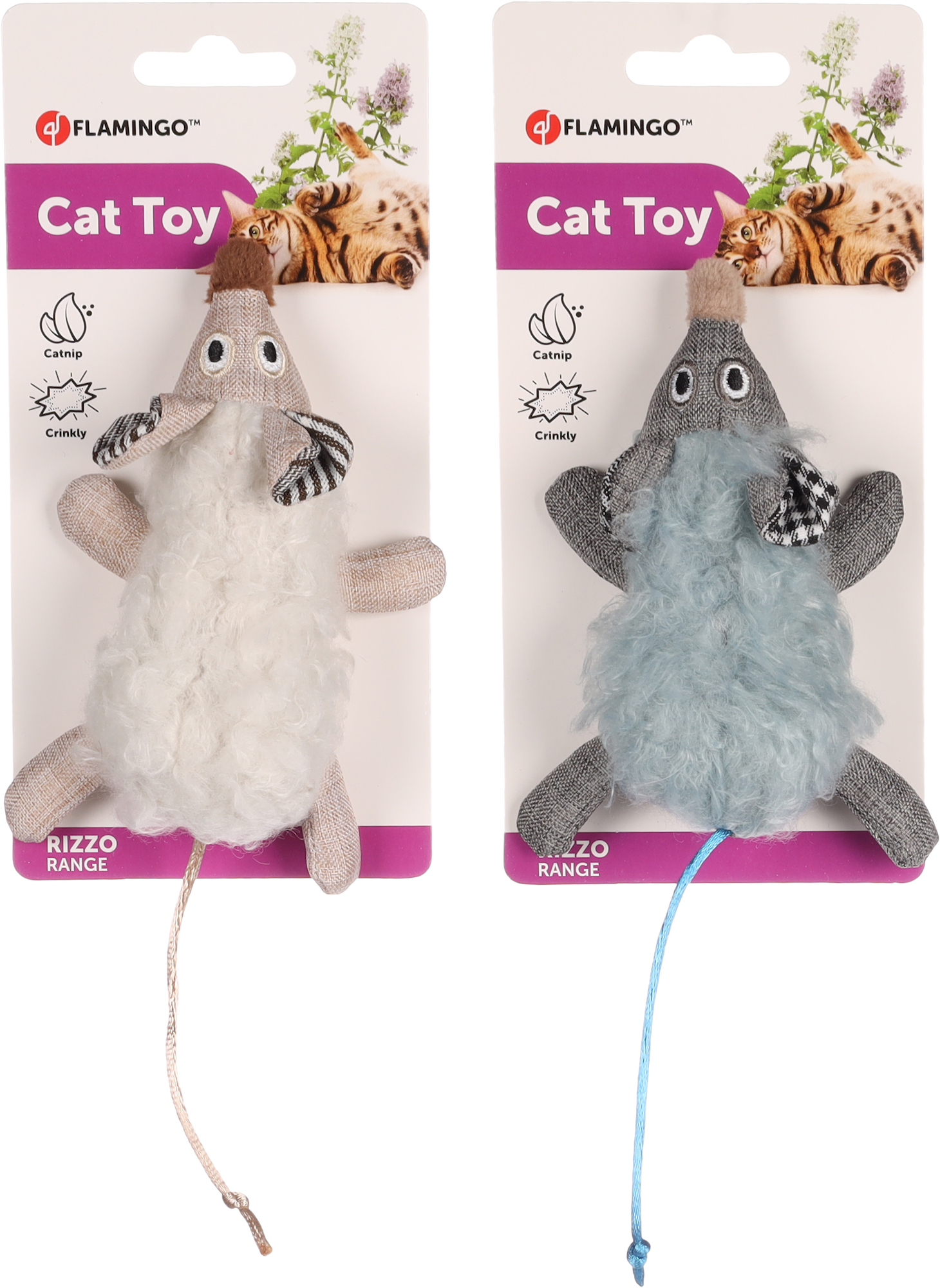 Flamingo Toy Rizzo Mouse Multiple colours