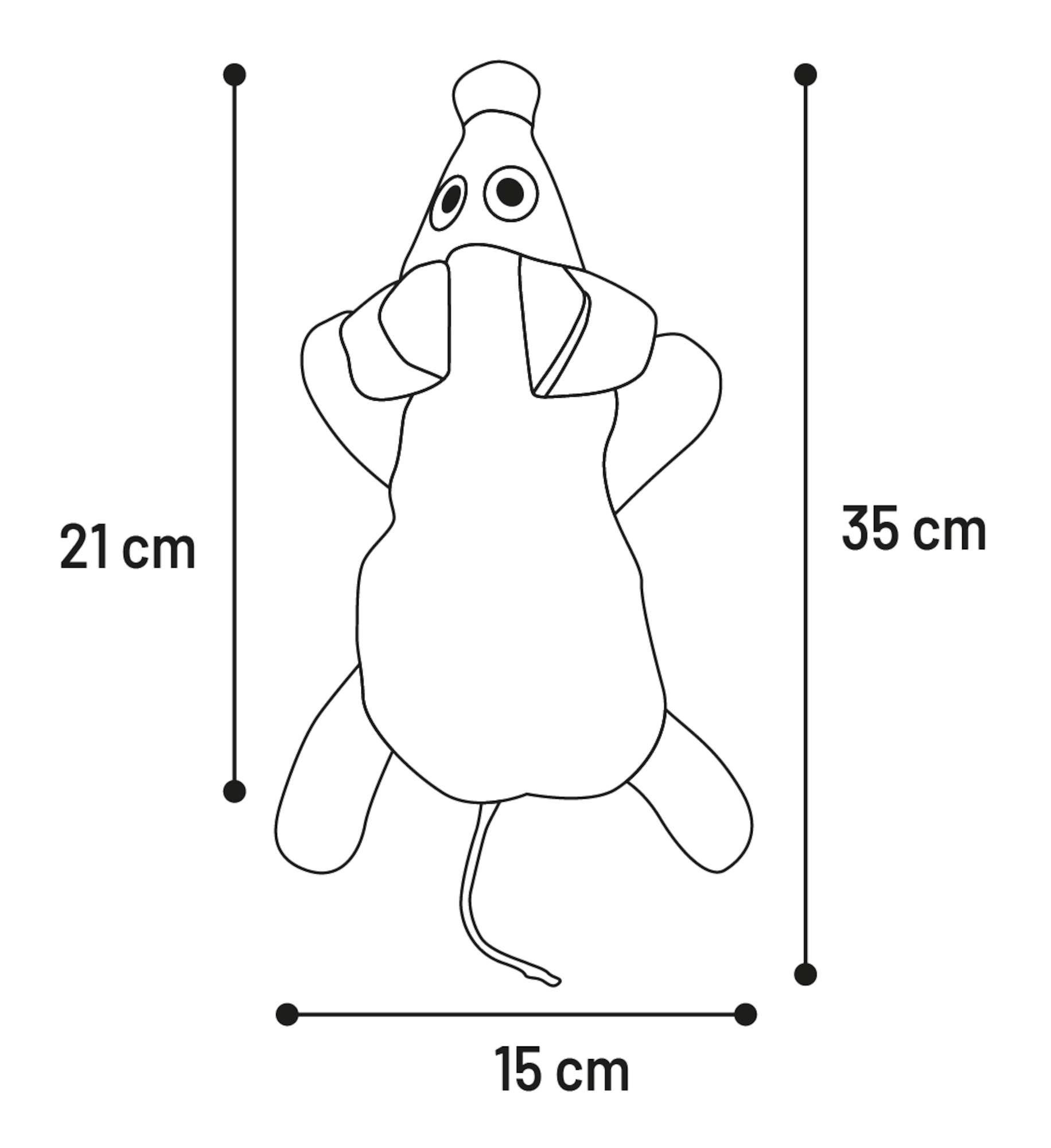 Flamingo Toy Rizzo Mouse Multiple colours